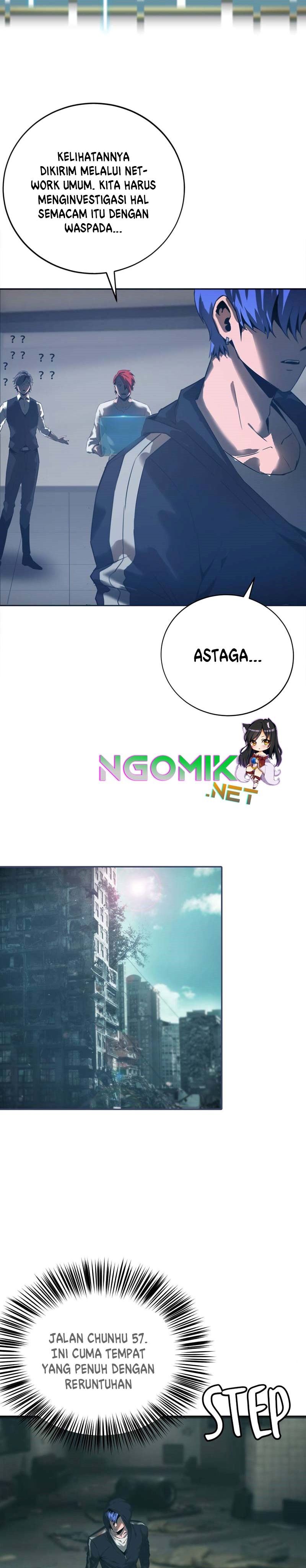 The Blade of Evolution – Walking Alone in the Dungeon Chapter 57 Bahasa Indonesia